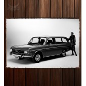 Металлическая табличка Audi Super 90 Wagon US-spec (F103)